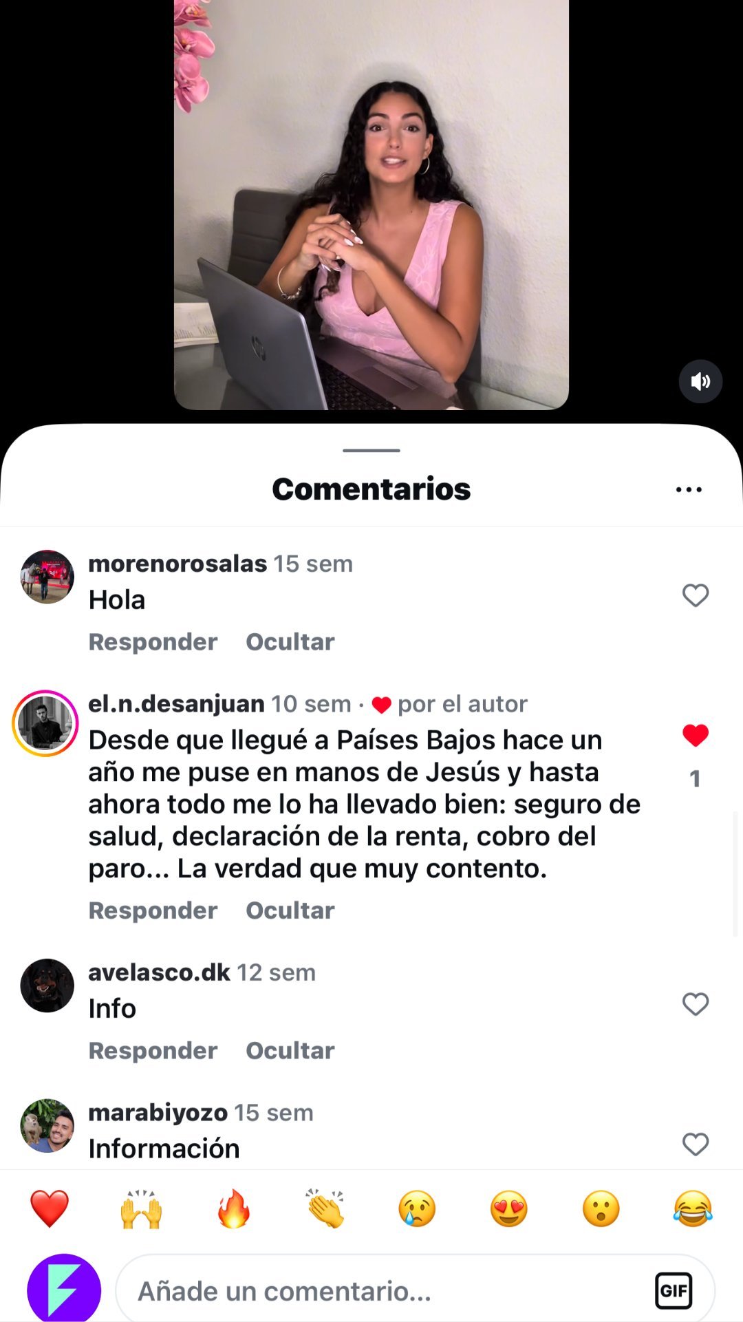 Captura real de reseña de un cliente de Firlitum en Instagram